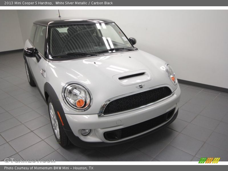 White Silver Metallic / Carbon Black 2013 Mini Cooper S Hardtop