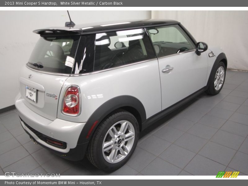 White Silver Metallic / Carbon Black 2013 Mini Cooper S Hardtop