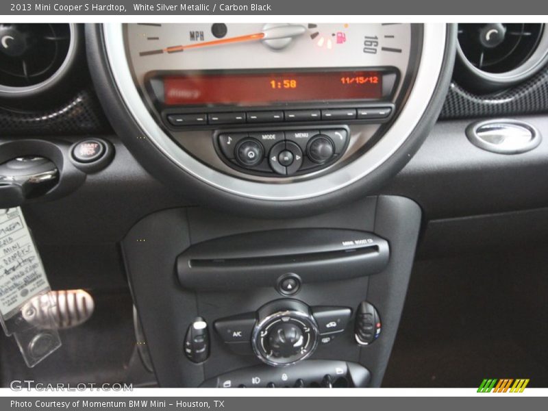 White Silver Metallic / Carbon Black 2013 Mini Cooper S Hardtop