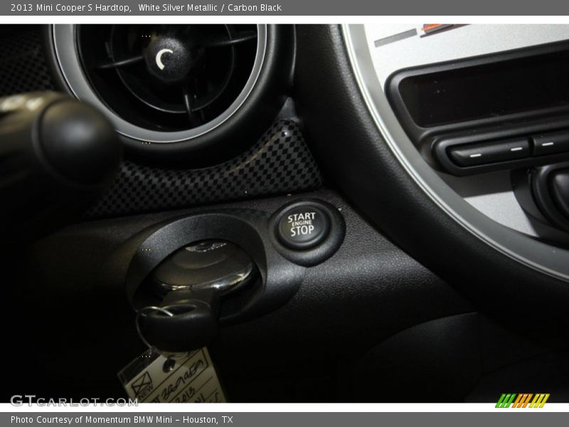 White Silver Metallic / Carbon Black 2013 Mini Cooper S Hardtop