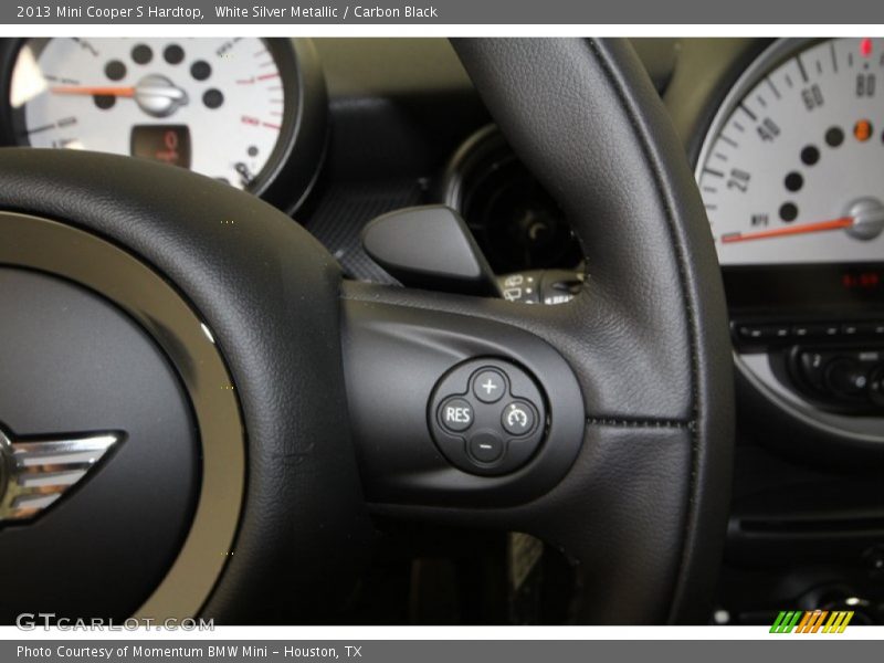 White Silver Metallic / Carbon Black 2013 Mini Cooper S Hardtop