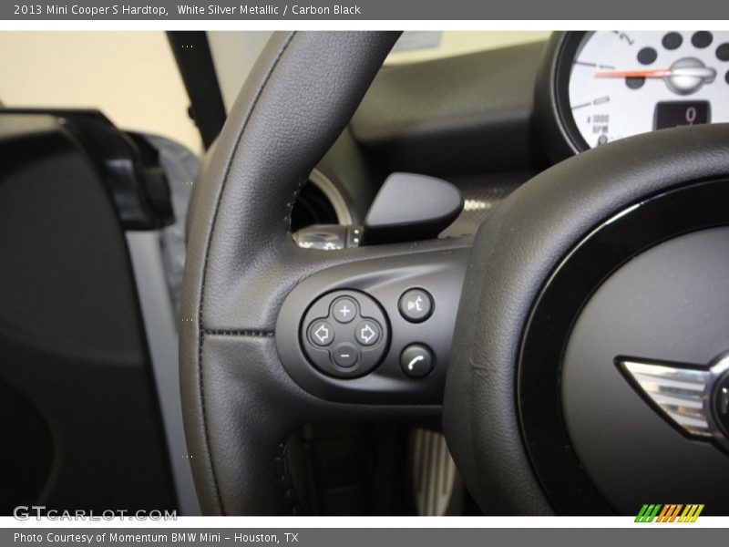 White Silver Metallic / Carbon Black 2013 Mini Cooper S Hardtop