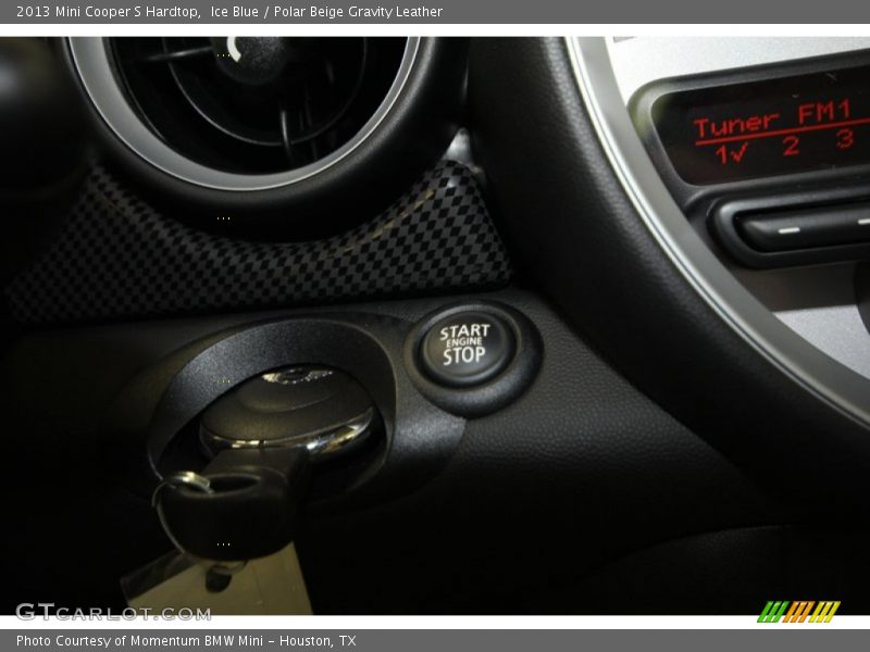 Ice Blue / Polar Beige Gravity Leather 2013 Mini Cooper S Hardtop
