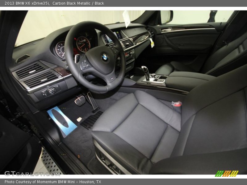 Black Interior - 2013 X6 xDrive35i 