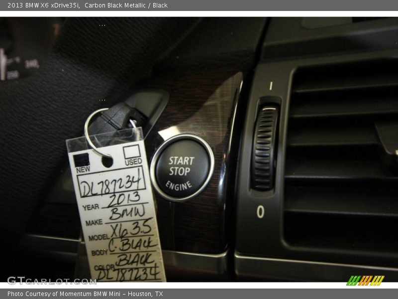 Carbon Black Metallic / Black 2013 BMW X6 xDrive35i
