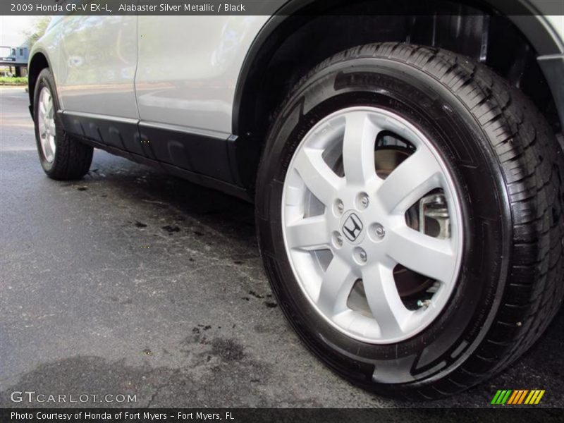 Alabaster Silver Metallic / Black 2009 Honda CR-V EX-L