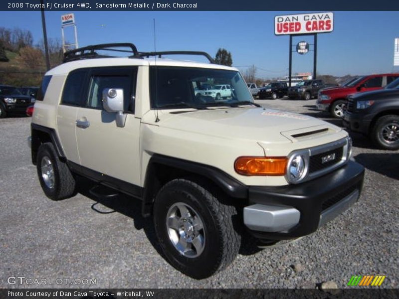 Sandstorm Metallic / Dark Charcoal 2008 Toyota FJ Cruiser 4WD