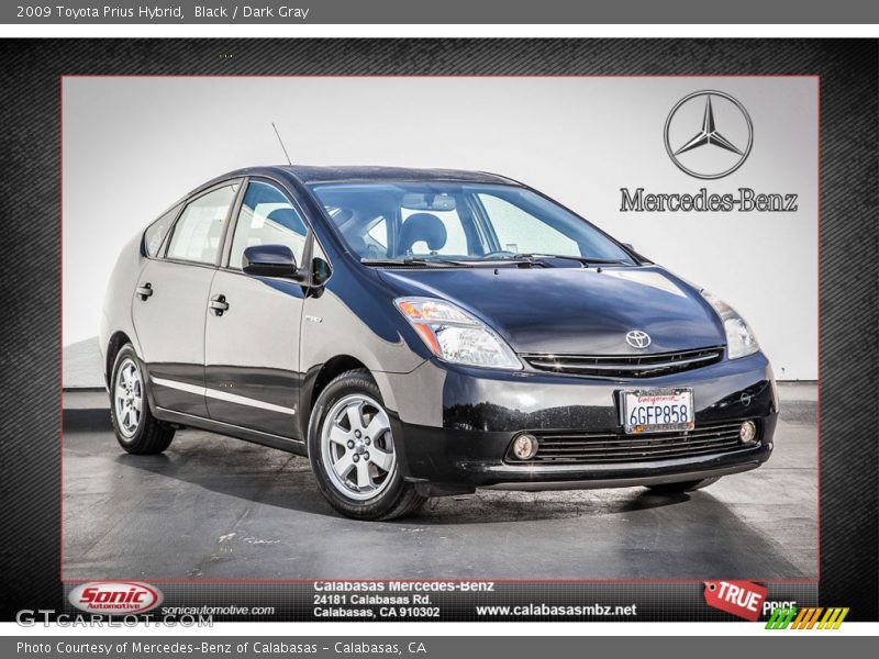 Black / Dark Gray 2009 Toyota Prius Hybrid