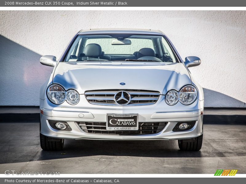 Iridium Silver Metallic / Black 2008 Mercedes-Benz CLK 350 Coupe