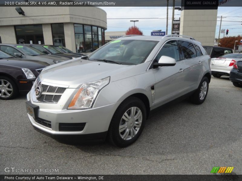 Radiant Silver / Titanium/Ebony 2010 Cadillac SRX 4 V6 AWD
