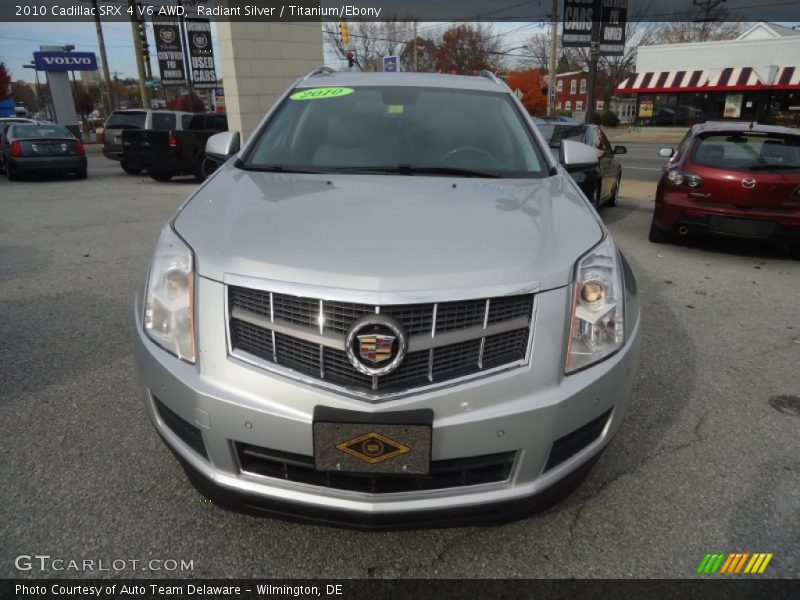 Radiant Silver / Titanium/Ebony 2010 Cadillac SRX 4 V6 AWD