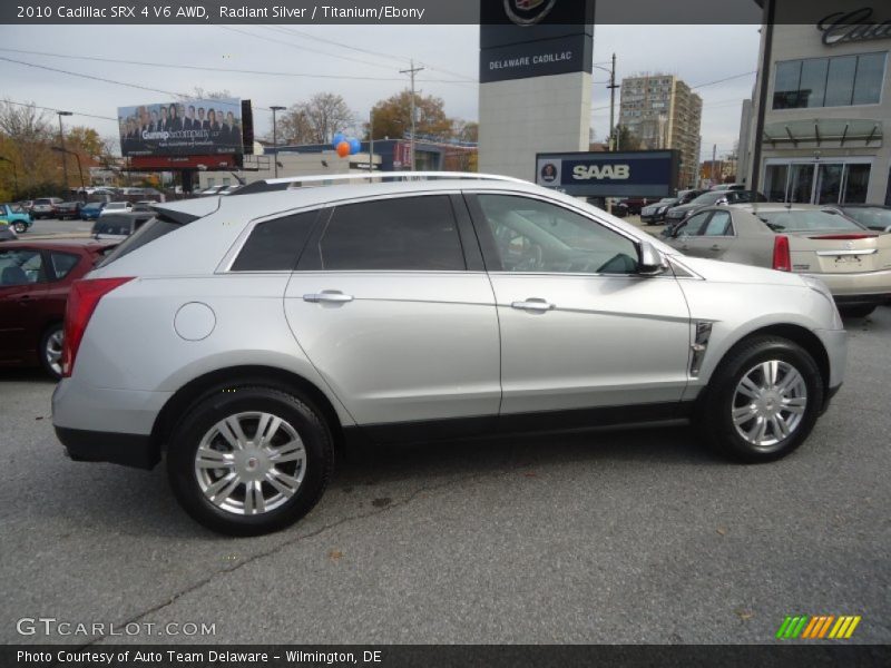 Radiant Silver / Titanium/Ebony 2010 Cadillac SRX 4 V6 AWD