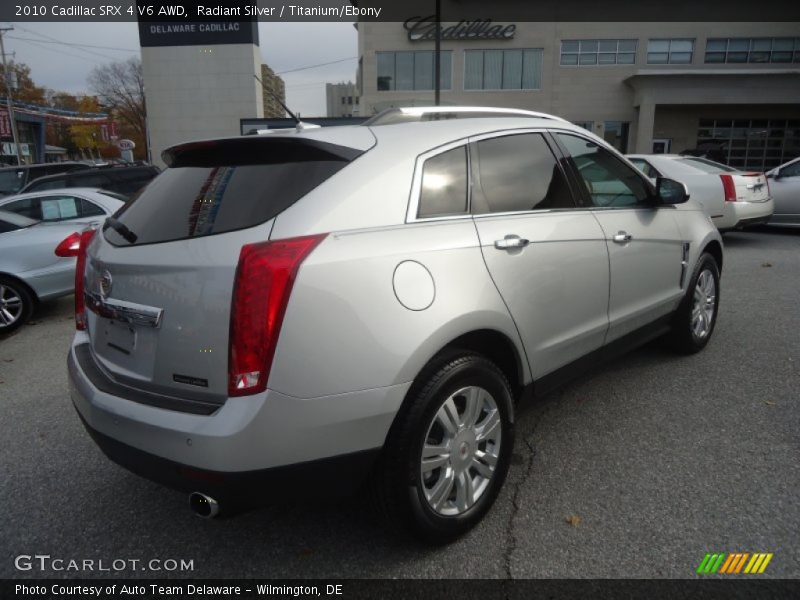 Radiant Silver / Titanium/Ebony 2010 Cadillac SRX 4 V6 AWD