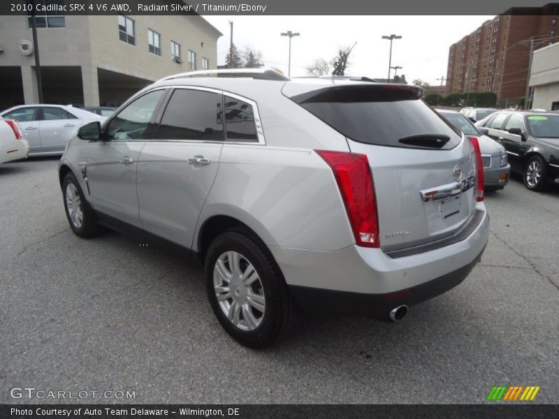 Radiant Silver / Titanium/Ebony 2010 Cadillac SRX 4 V6 AWD
