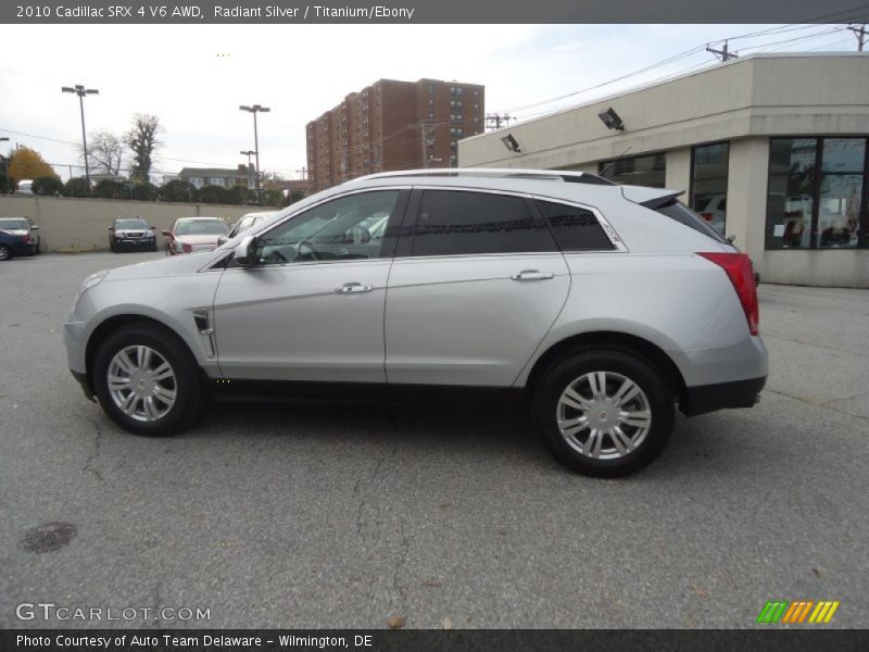 Radiant Silver / Titanium/Ebony 2010 Cadillac SRX 4 V6 AWD
