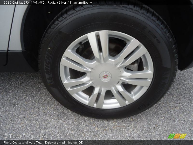 Radiant Silver / Titanium/Ebony 2010 Cadillac SRX 4 V6 AWD