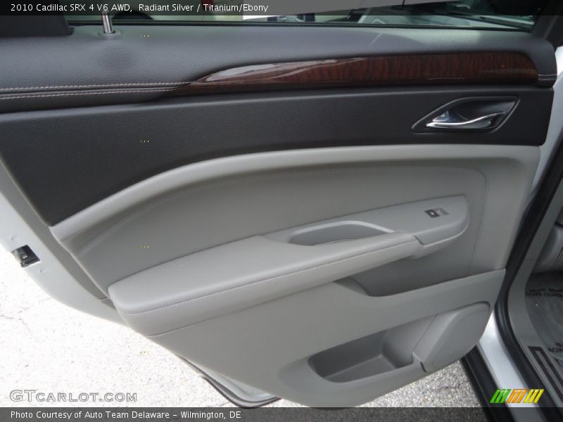 Radiant Silver / Titanium/Ebony 2010 Cadillac SRX 4 V6 AWD