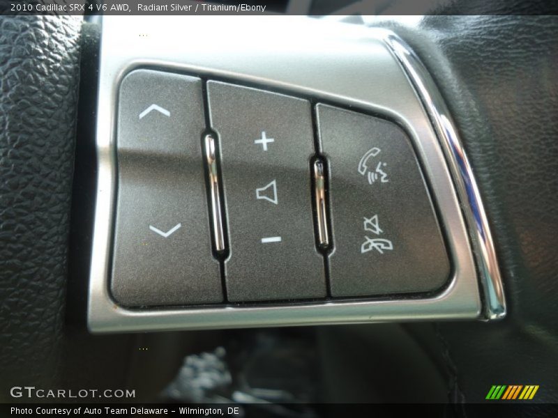 Radiant Silver / Titanium/Ebony 2010 Cadillac SRX 4 V6 AWD