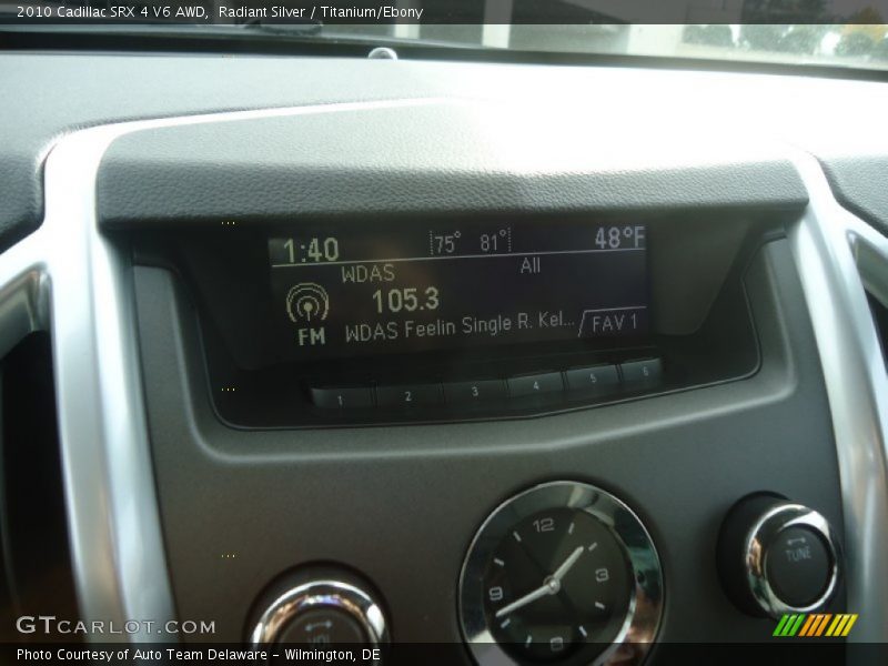 Radiant Silver / Titanium/Ebony 2010 Cadillac SRX 4 V6 AWD