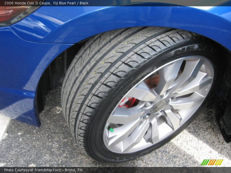 Fiji Blue Pearl / Black 2006 Honda Civic Si Coupe