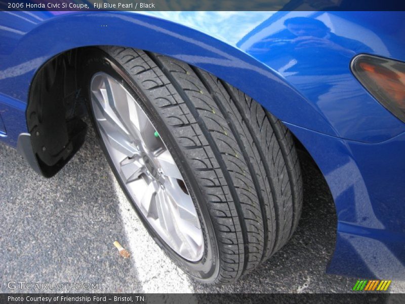 Fiji Blue Pearl / Black 2006 Honda Civic Si Coupe