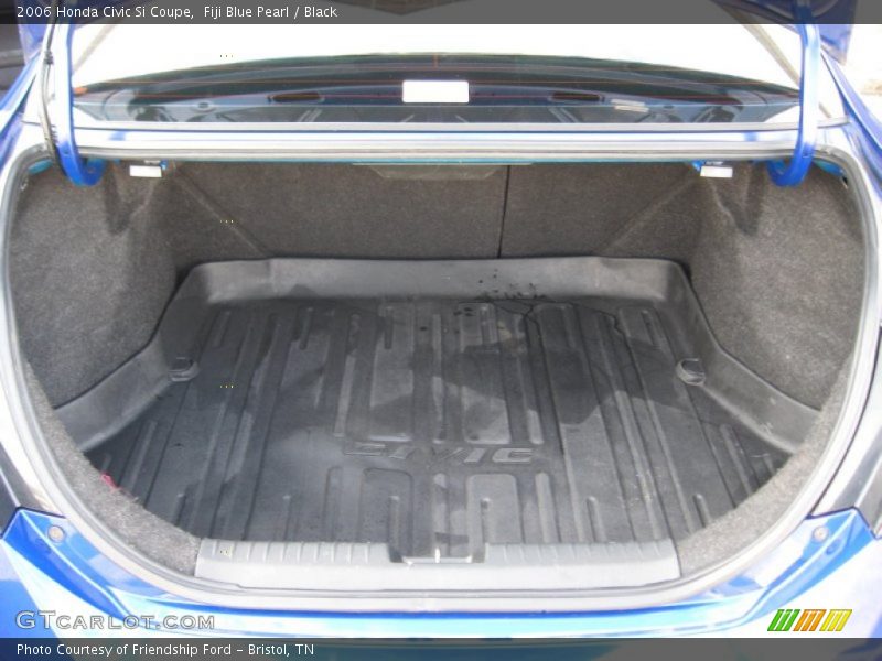 Fiji Blue Pearl / Black 2006 Honda Civic Si Coupe