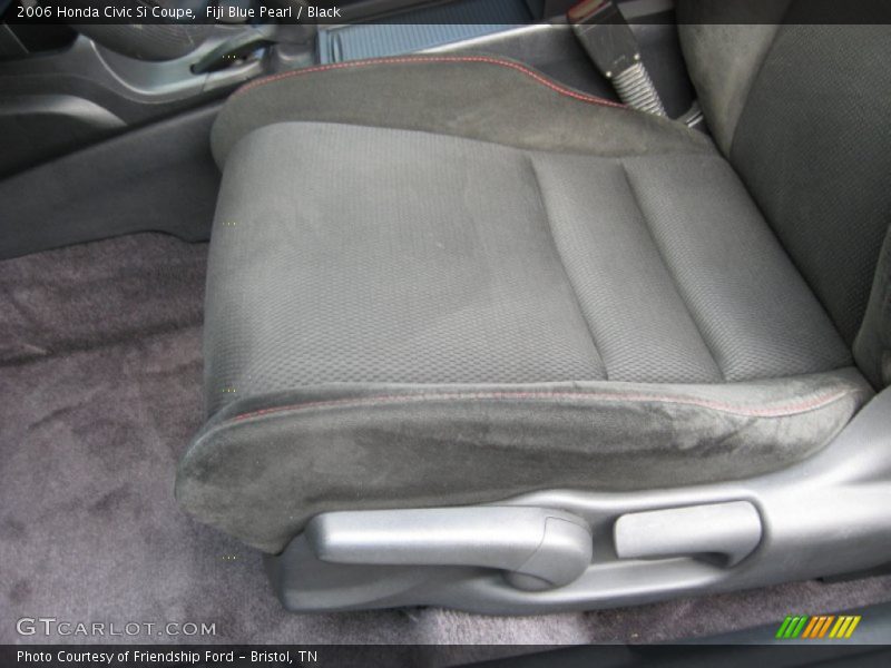 Fiji Blue Pearl / Black 2006 Honda Civic Si Coupe