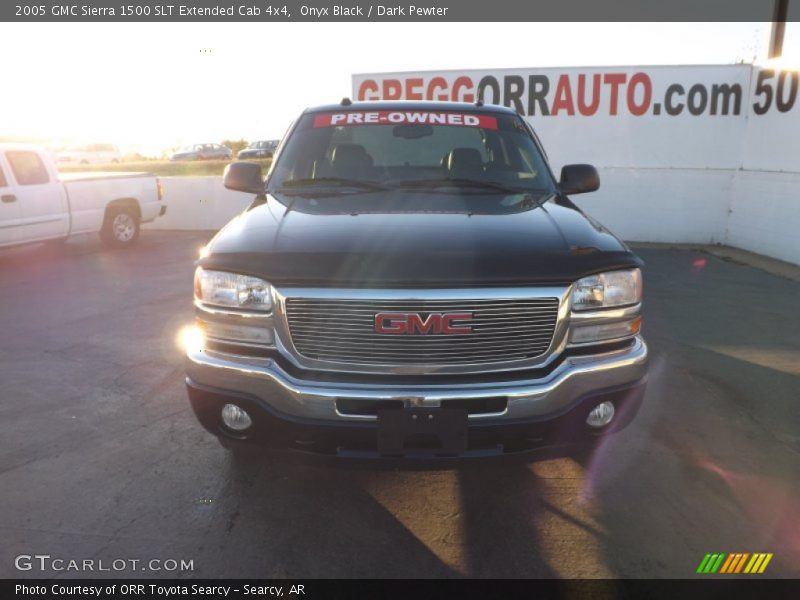 Onyx Black / Dark Pewter 2005 GMC Sierra 1500 SLT Extended Cab 4x4