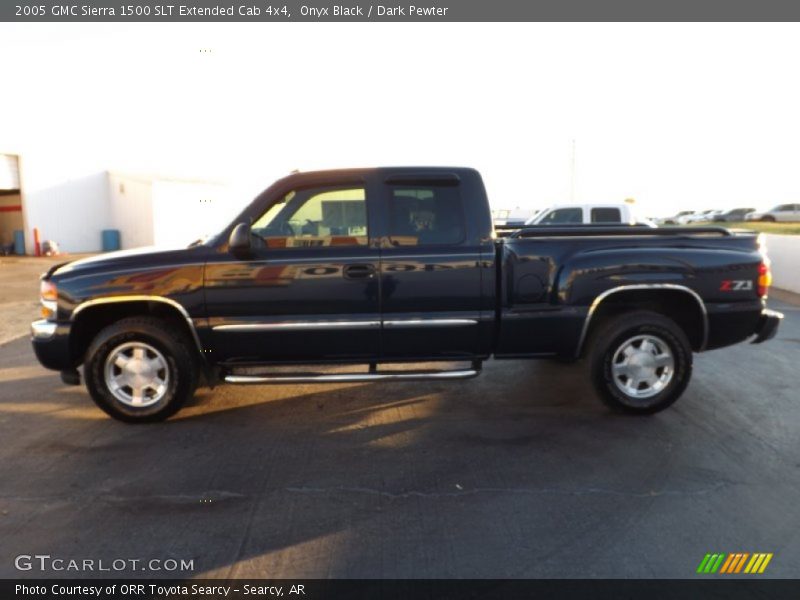 Onyx Black / Dark Pewter 2005 GMC Sierra 1500 SLT Extended Cab 4x4