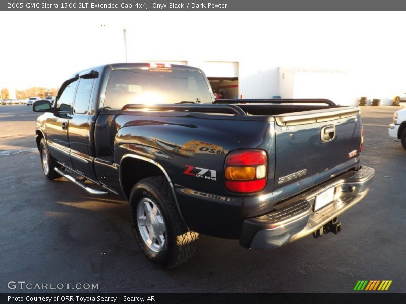 Onyx Black / Dark Pewter 2005 GMC Sierra 1500 SLT Extended Cab 4x4