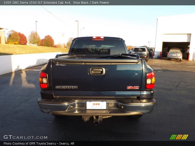 Onyx Black / Dark Pewter 2005 GMC Sierra 1500 SLT Extended Cab 4x4