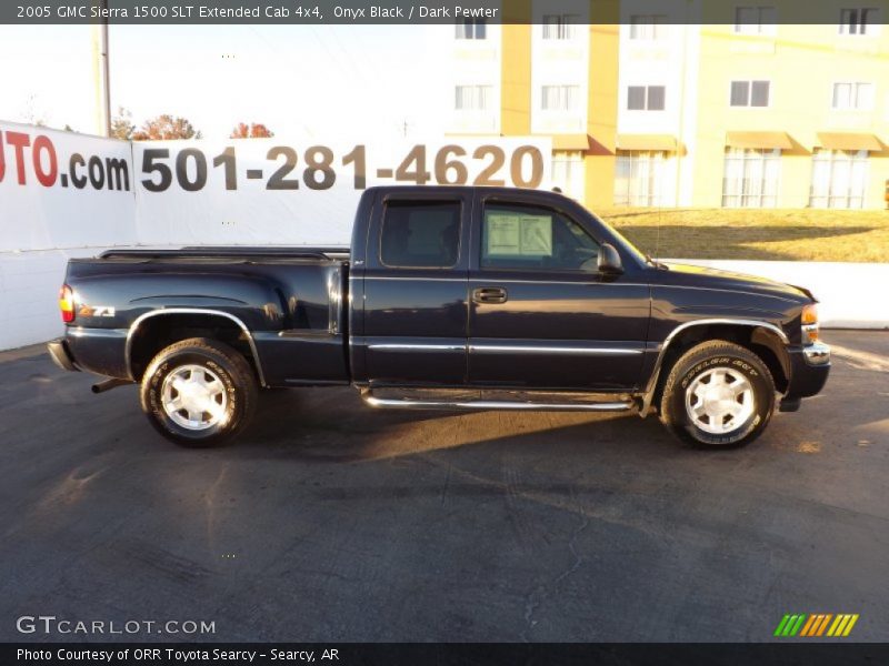 Onyx Black / Dark Pewter 2005 GMC Sierra 1500 SLT Extended Cab 4x4
