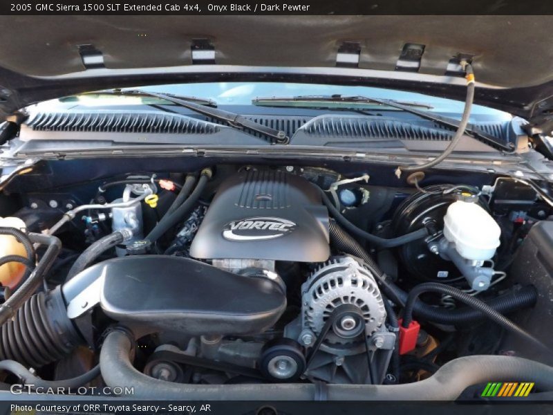 Onyx Black / Dark Pewter 2005 GMC Sierra 1500 SLT Extended Cab 4x4