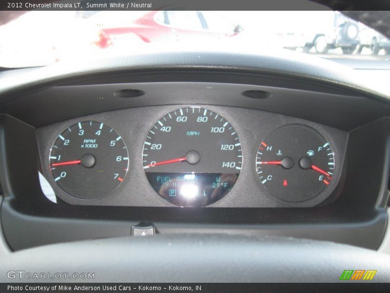 Summit White / Neutral 2012 Chevrolet Impala LT