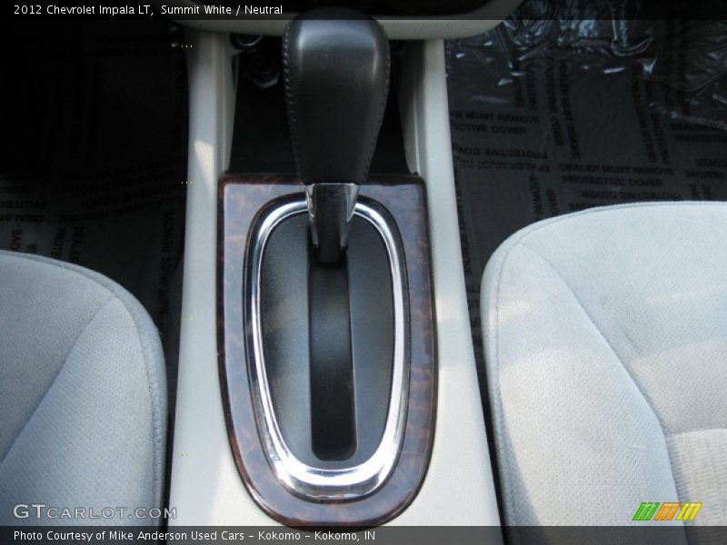 Summit White / Neutral 2012 Chevrolet Impala LT