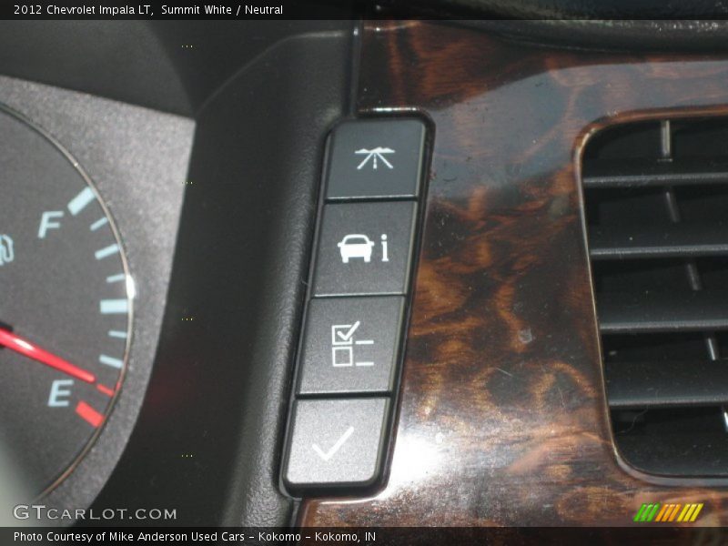 Summit White / Neutral 2012 Chevrolet Impala LT