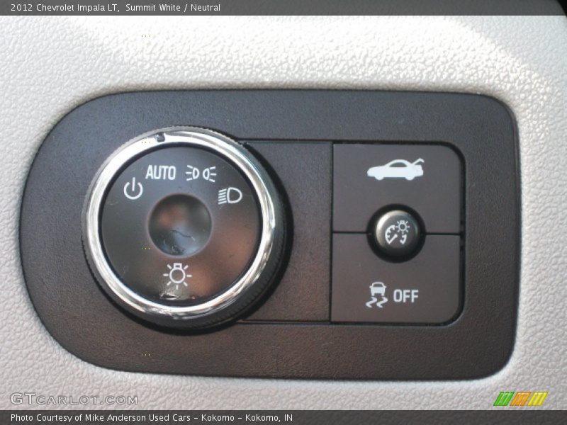 Summit White / Neutral 2012 Chevrolet Impala LT