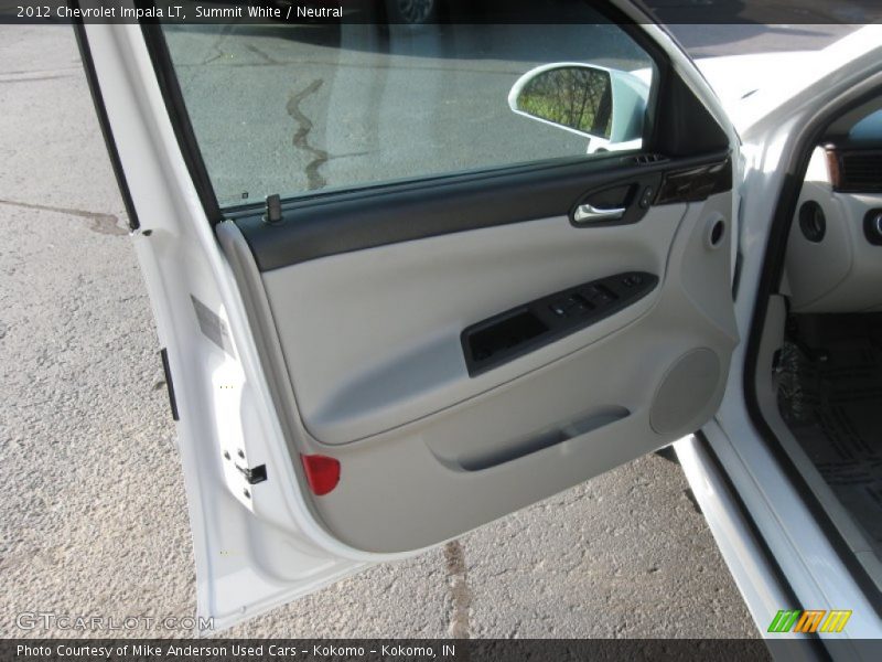 Summit White / Neutral 2012 Chevrolet Impala LT