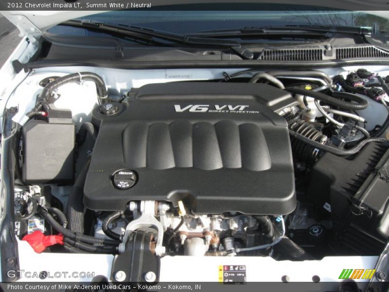 Summit White / Neutral 2012 Chevrolet Impala LT