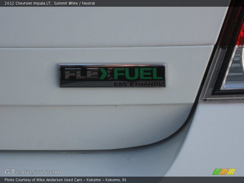 Summit White / Neutral 2012 Chevrolet Impala LT