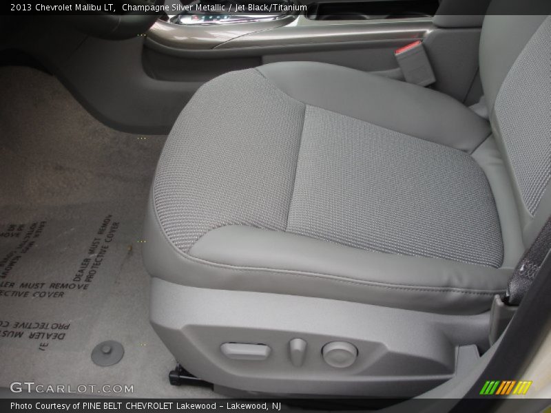 Champagne Silver Metallic / Jet Black/Titanium 2013 Chevrolet Malibu LT