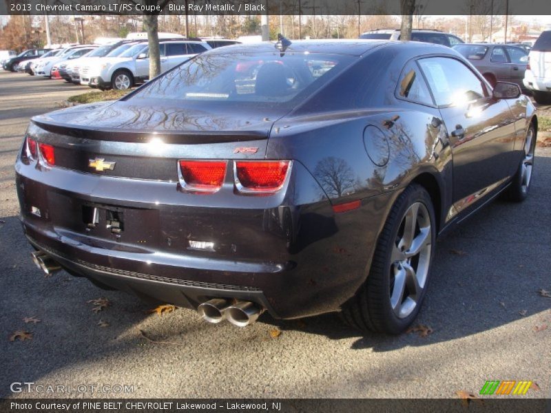 Blue Ray Metallic / Black 2013 Chevrolet Camaro LT/RS Coupe