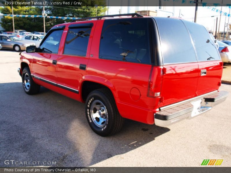 Victory Red / Gray 1999 Chevrolet Tahoe LT
