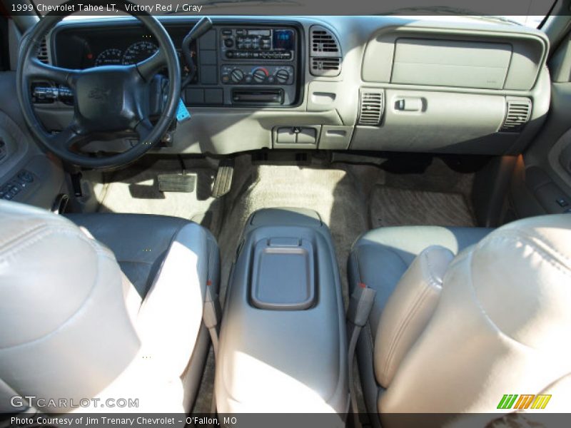 Victory Red / Gray 1999 Chevrolet Tahoe LT