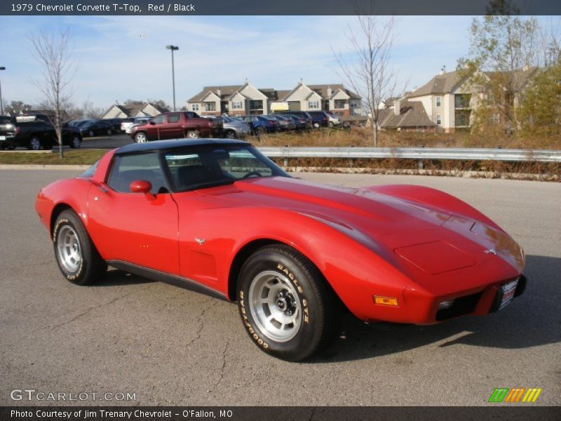 Red / Black 1979 Chevrolet Corvette T-Top