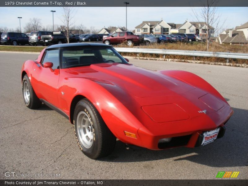 Red / Black 1979 Chevrolet Corvette T-Top