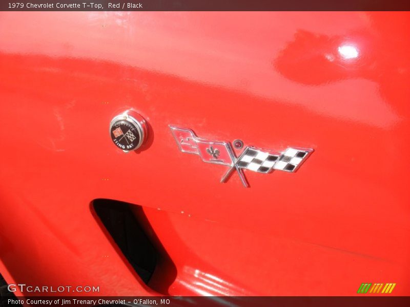 Red / Black 1979 Chevrolet Corvette T-Top