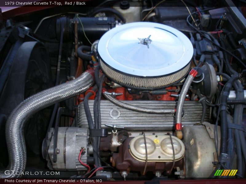  1979 Corvette T-Top Engine - 350 cid OHV 16-Valve L82 V8