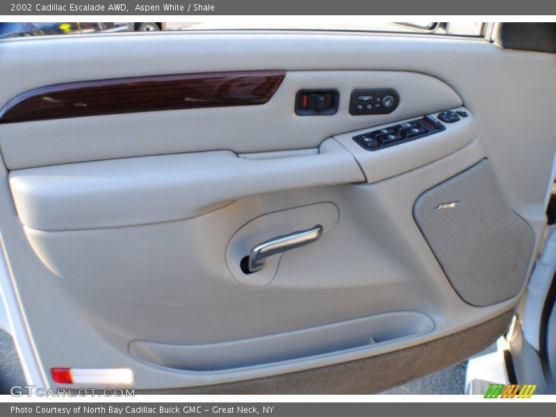 Aspen White / Shale 2002 Cadillac Escalade AWD
