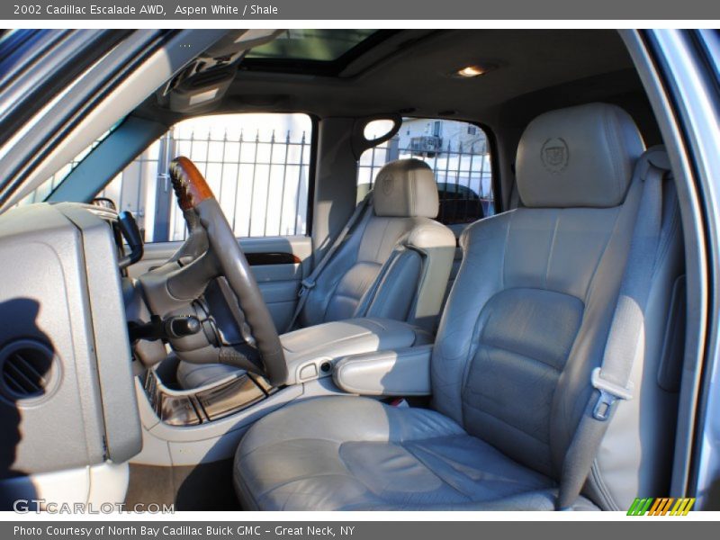 Aspen White / Shale 2002 Cadillac Escalade AWD